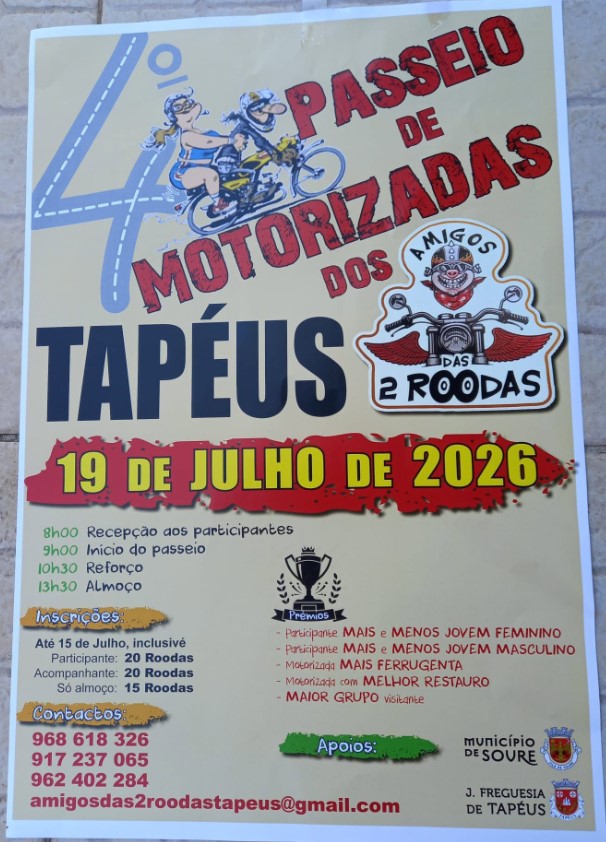 Passeio Motorizadas Amigos das duas Rodas